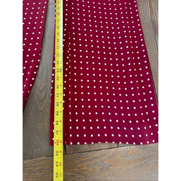 Zimmerman Polka Dot Wide Leg Pants in Maroon Size 0 - Picture 11 of 11